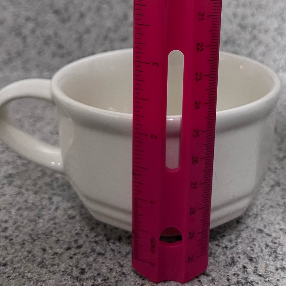 Pfaltzgraff Heritage Pattern White Ceramic Mugs - Picture 9 of 9